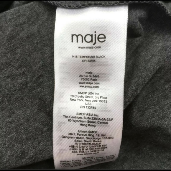 Maje Velvet/Cotton Star T-Shirt - Picture 7 of 7